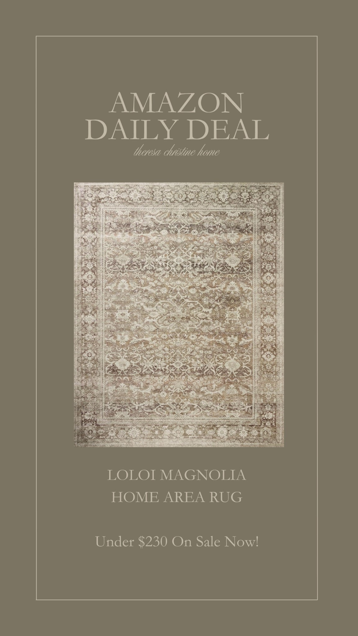 Prettiest vintage inspired rug from Amazon is on sale! 🤎

#LTKSaleAlert #LTKHome