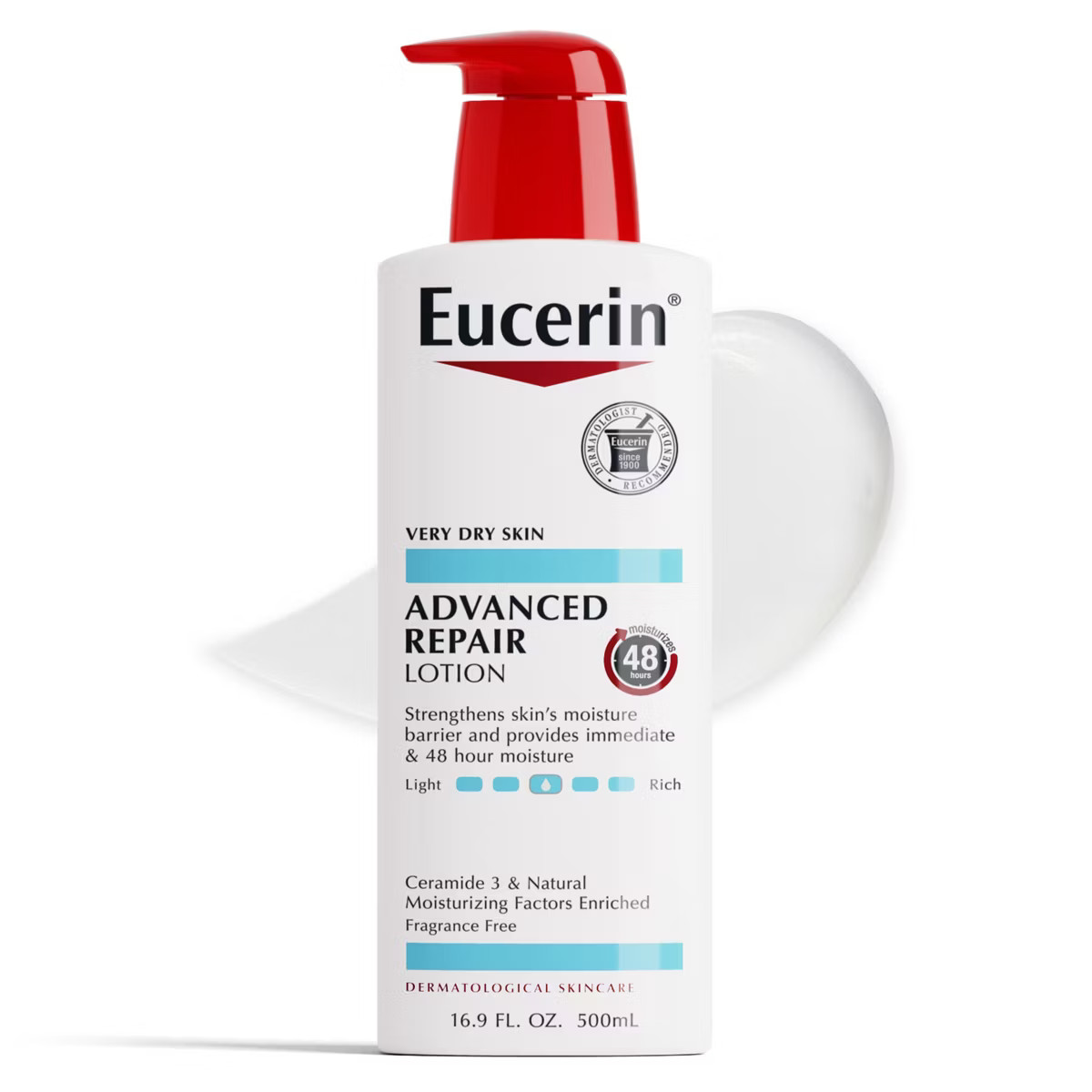 Eucerin Advanced Repair Unscented Body Lotion for Dry Skin - 16.9 fl oz | Target