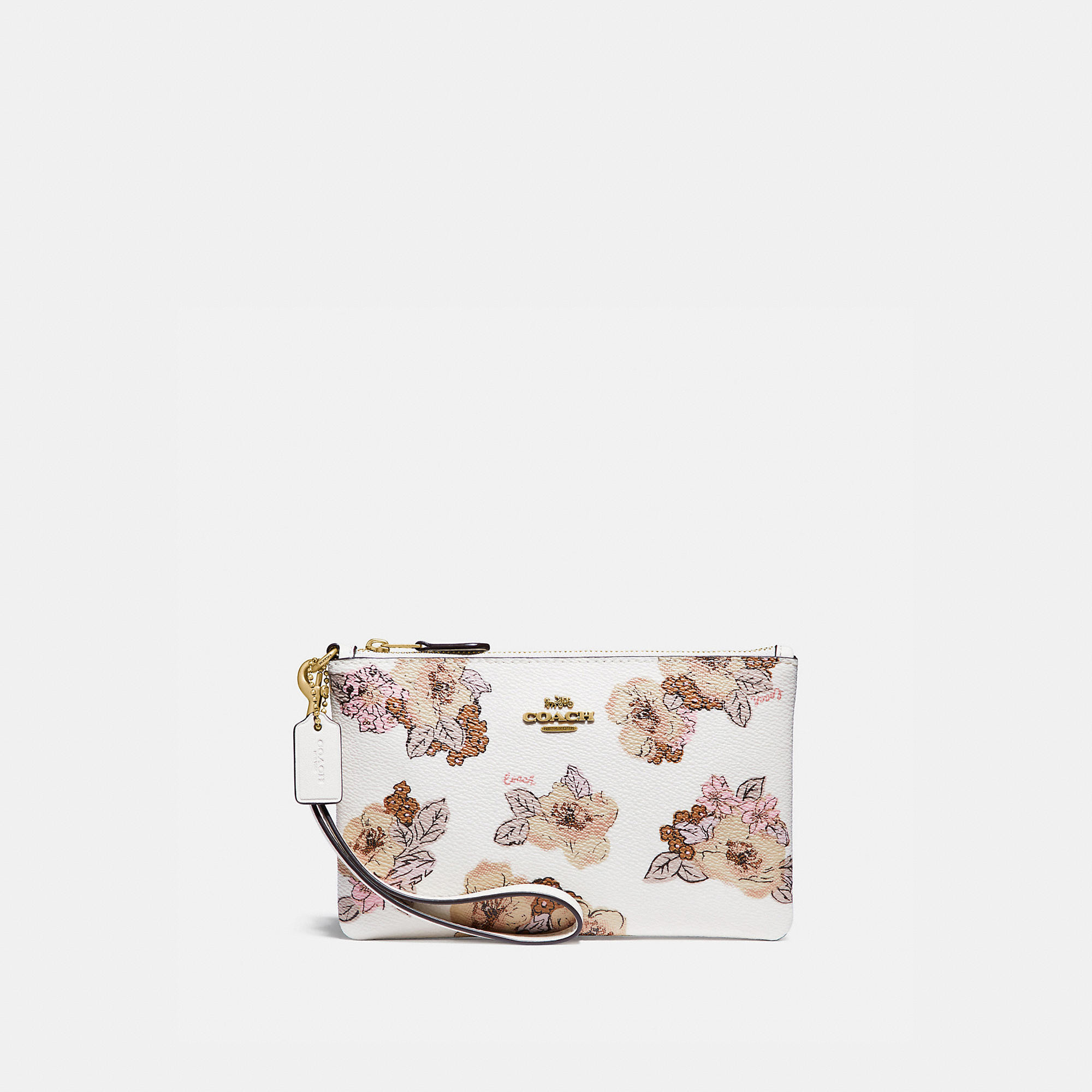 Coach Small Wristlet With Floral Bouquet Print | Coach (US)