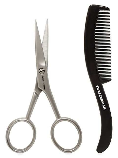 2-Piece Moustache Scissors & Comb Set | Saks Fifth Avenue