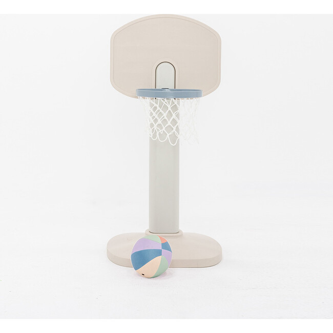 Basketballl Hoop, Traditional Blue Colorblock (White) - Kids Toys | Smol from Maisonette | Maisonette