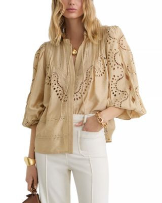 Rhiannon Cut Out Lace Blouse | Bloomingdale's (US)