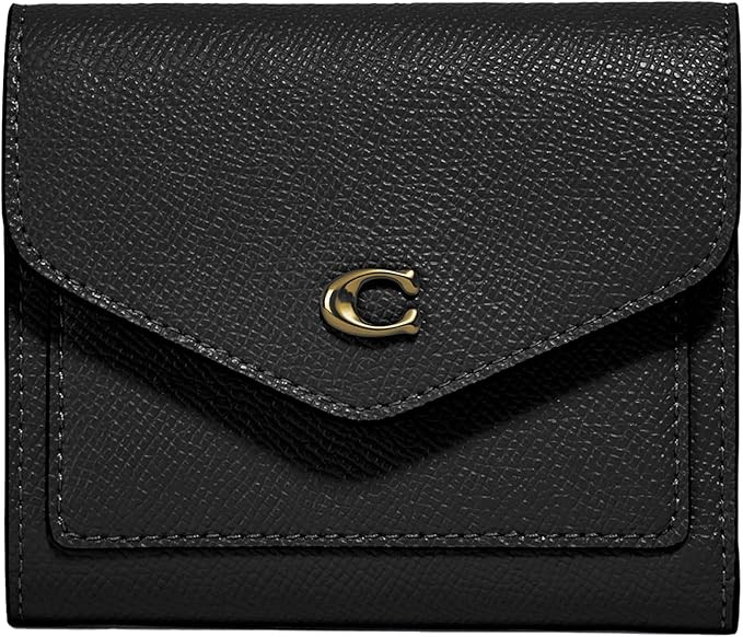 Coach Cross Grain Leather Wyn Small Wallet, Li/Black | Amazon (US)