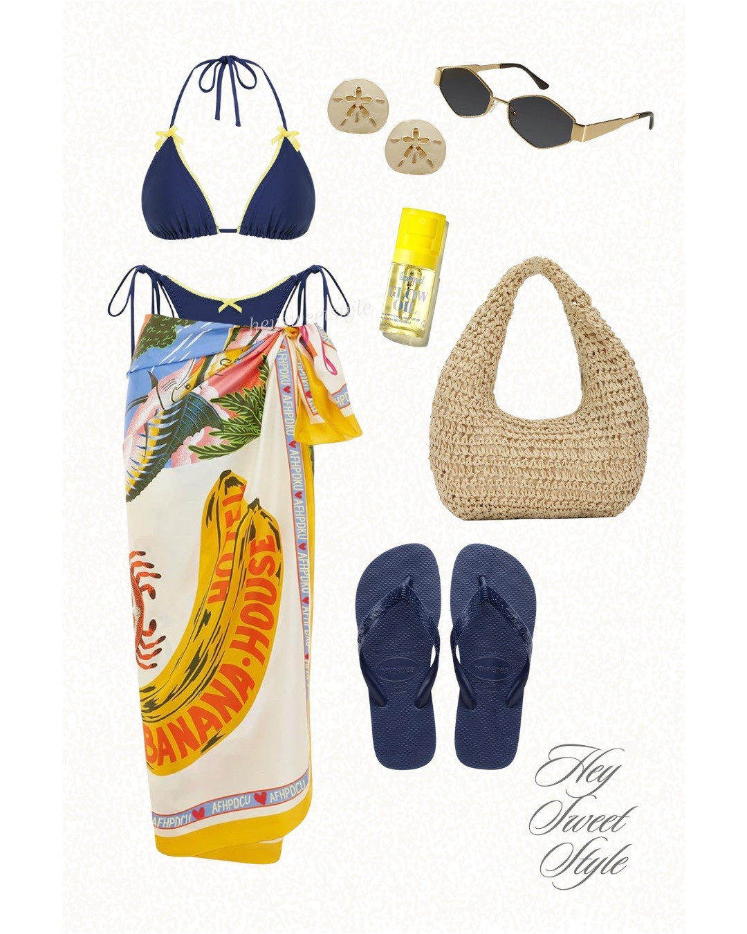 BANANA SARONG + NAVY BIKINI 🍌🌊 - Beach Vacation Outfits on Amazon 🤍

#LTKTravel #LTKStyleTip #LTKFindsUnder50