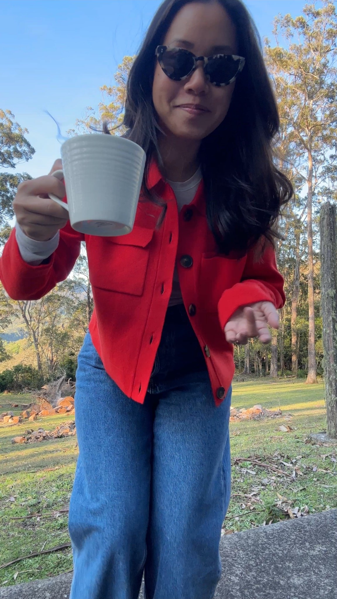 The long weekend has officially kicked off! We’re in the Southern Highlands soaking up all of this land!! Size S in the cardigan, size S in my white heat tech top (worn underneath), size 27 in my Henne jeans

#LTKstyletip #LTKaustralia #LTKpetite