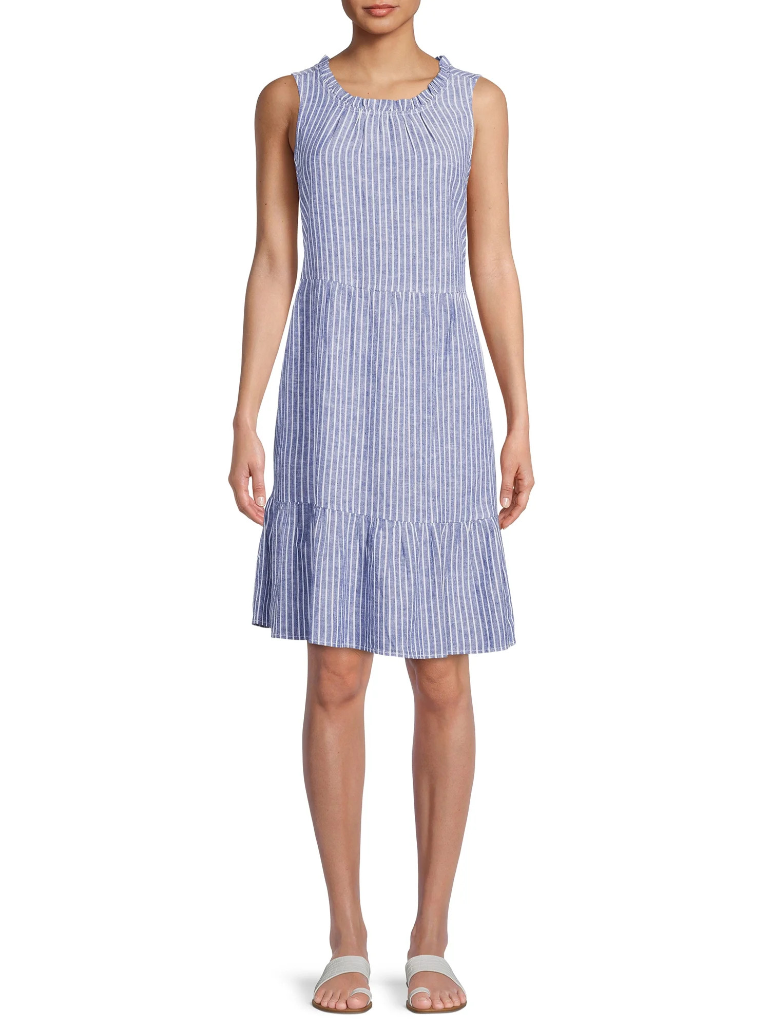 Beachlunchlounge Women’s Sleeveless Maxi Dress with Side Cutout Detail - Walmart.com | Walmart (US)