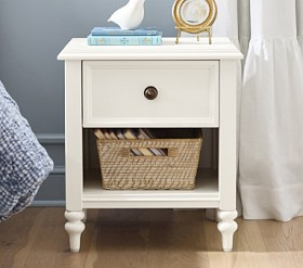 Chris Loves Julia Turned Wood Nightstand (20") | Pottery Barn Kids