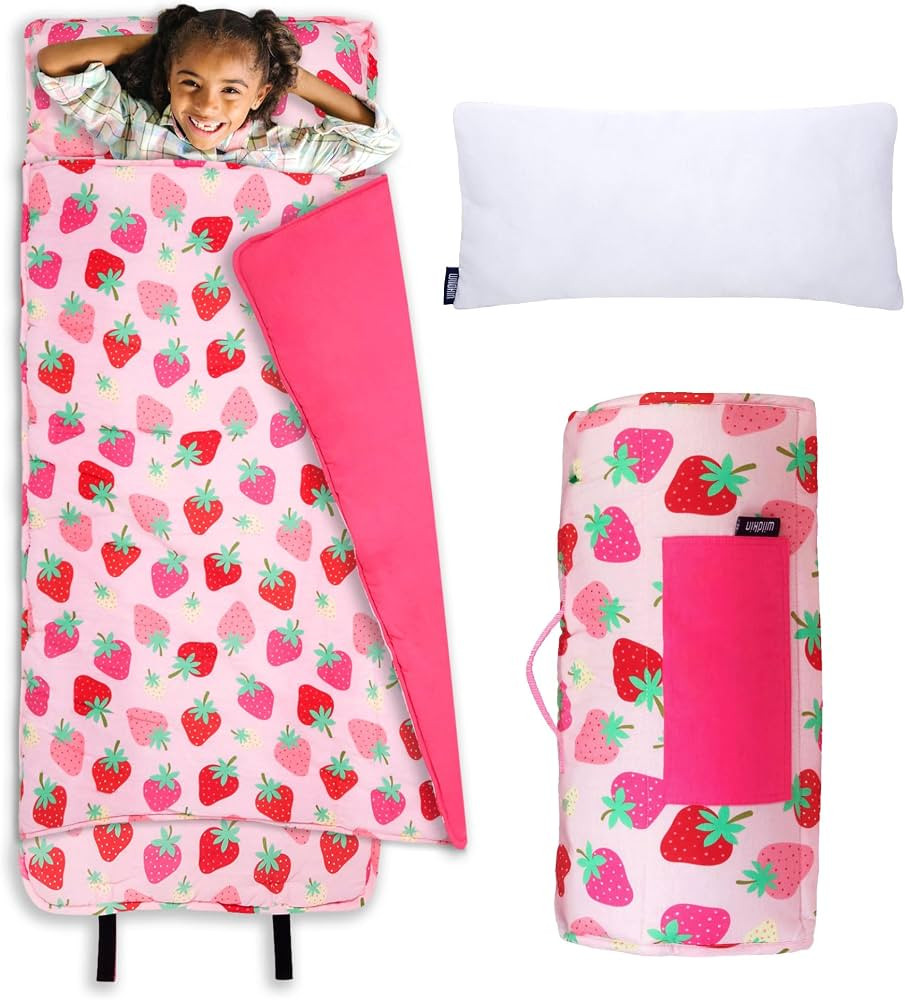 Wildkin Kids Original Nap Mat \u2013 Cozy Kids Sleep Mat with Pillow, ideal for School & Travel | Amazon (US)