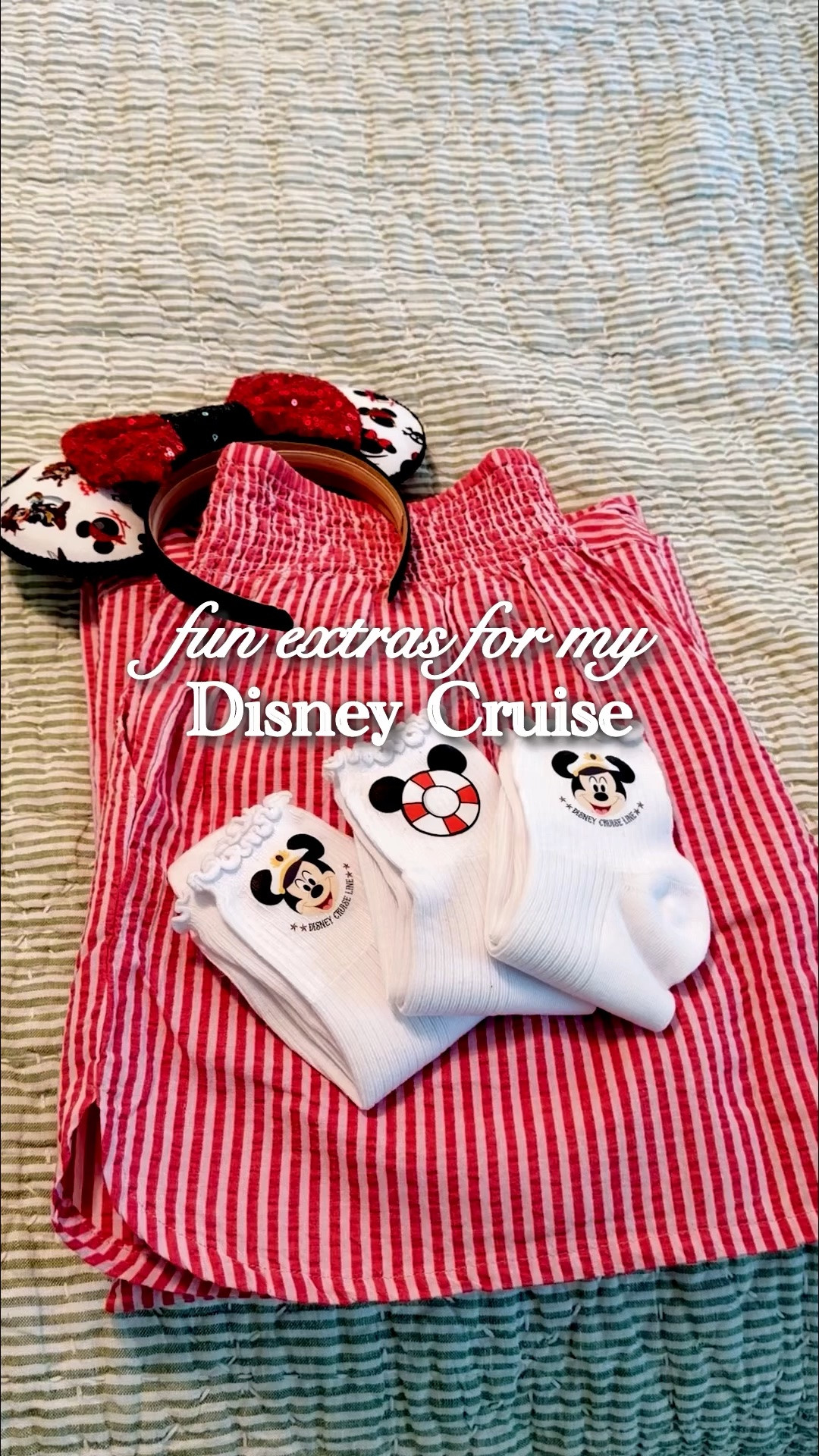 Packing some fun extras for our upcoming Disney cruise aboard the Disney Fantasy! #disneycruise

#LTKTravel