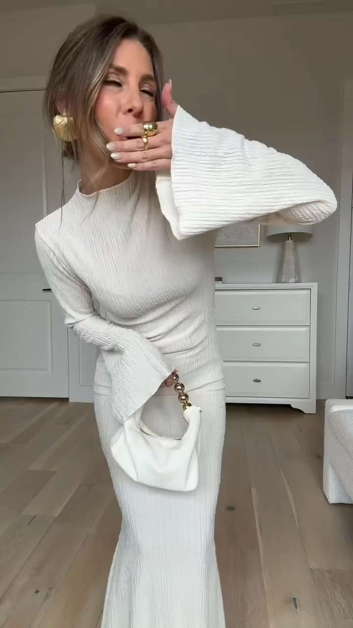 The prettiest white dress from Amazon!
