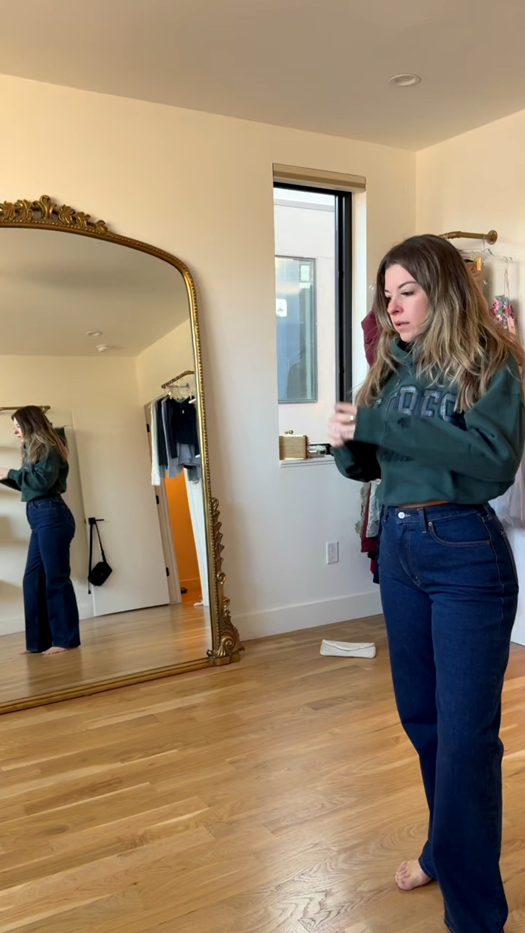 Abercrombie denim content filming day winter casual everyday to date night denim looks

Electric picks code: emerson30
Vivrelle code: emersonhannon
Vici code: emerson30

Wearing my usual smalls/2 in most
26 in jeans. 

Casual
Dinner
Lunch date
Denim
Winter looks
Workwear
Shopping outfit
Mom look 

#LTKdayinmylife #LTKgrwm #LTKSeasonal