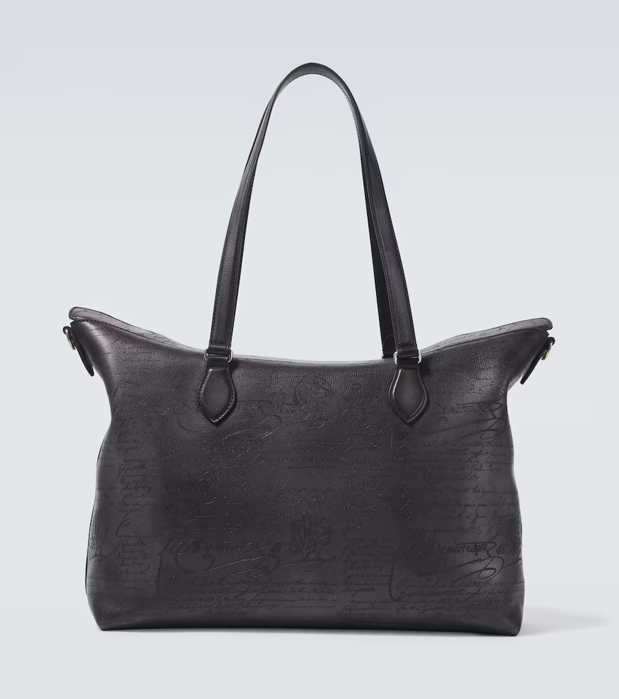 Berluti Late Hour Scritto leather tote bag | Mytheresa (US/CA)