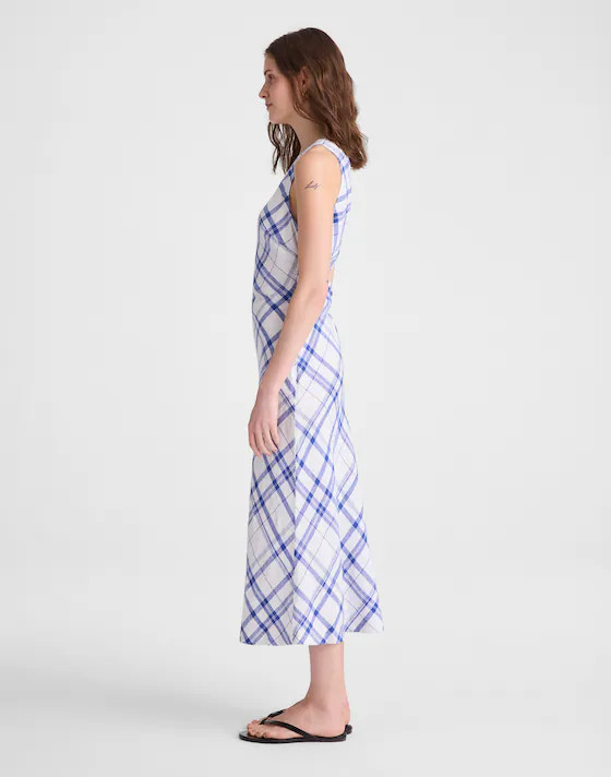 Ruched One-Shoulder Midi Dress | Madewell