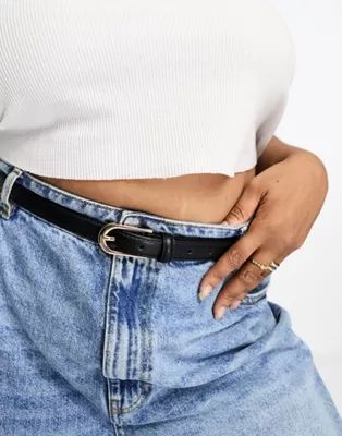 ASOS DESIGN CURVE skinny waist and hip jeans belt | ASOS (Global)