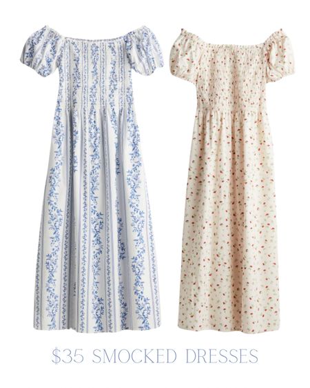 easy to wear smocked dresses I’ll be throwing on all summer! I think the micro floral is even cuter in person. click for even more prints

#LTKSeasonal