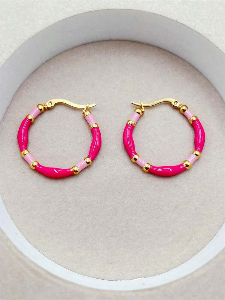 Oorbellen Roze | SHEIN