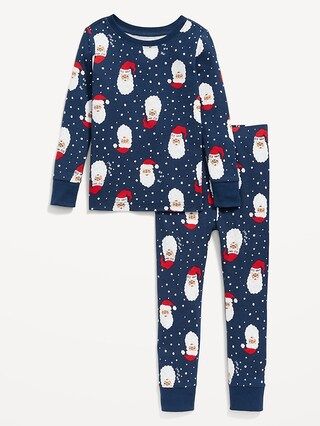 Unisex Matching Santa Claus Snug-Fit Pajama Set for Toddler | Old Navy (US)