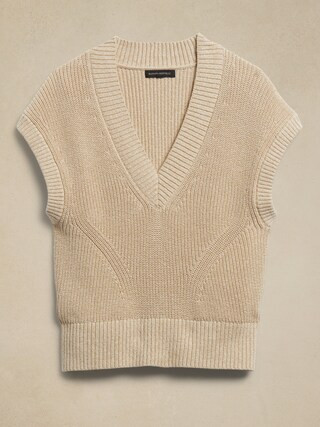 Oversized Sweater Vest | Banana Republic (CA)