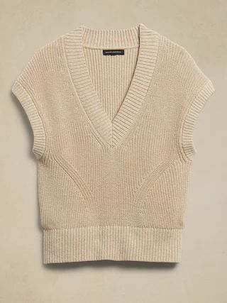 Oversized Sweater Vest | Banana Republic (CA)