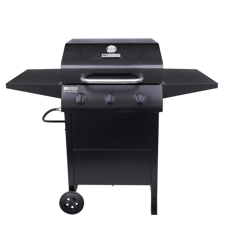 Charbroil American Gourmet 3-Burner Propane Gas Grill Cart | Wayfair North America