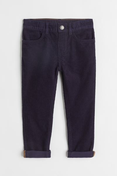 Slim Fit Corduroy Pants | H&M (US + CA)