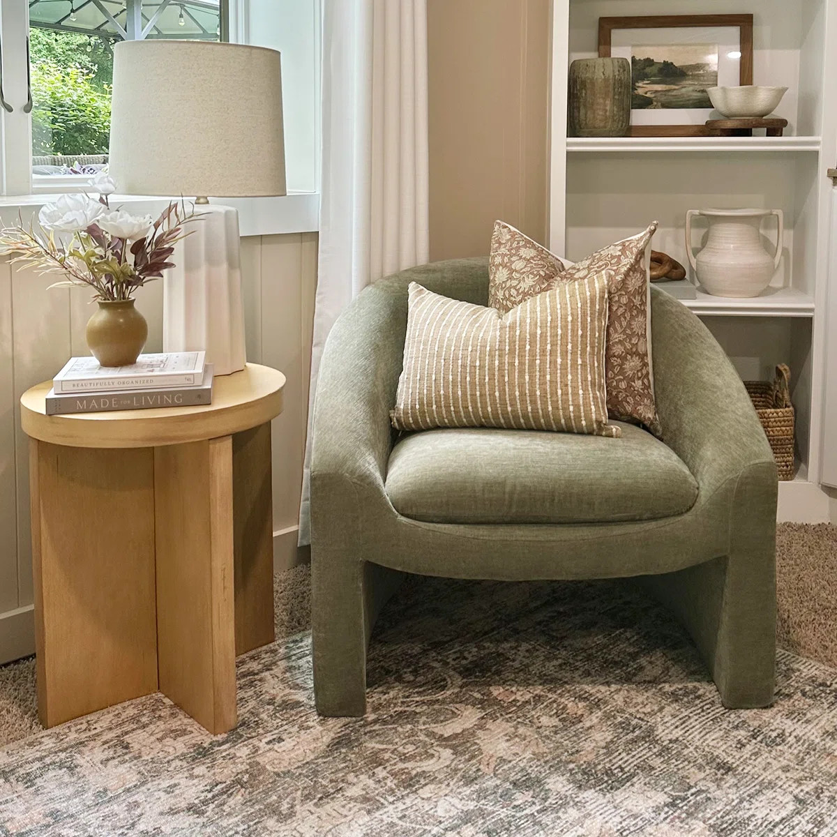 Ichika 32" W Chenille Accent Chair | Wayfair North America