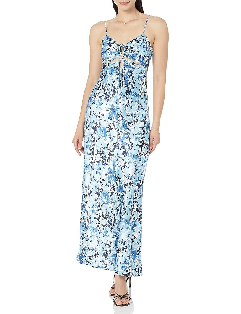 Amazon.com: The Drop Women's Shelby Tie Up Cutout Slip Dress, Black, S : Clothing, Shoes & Jewelr... | Amazon (US)