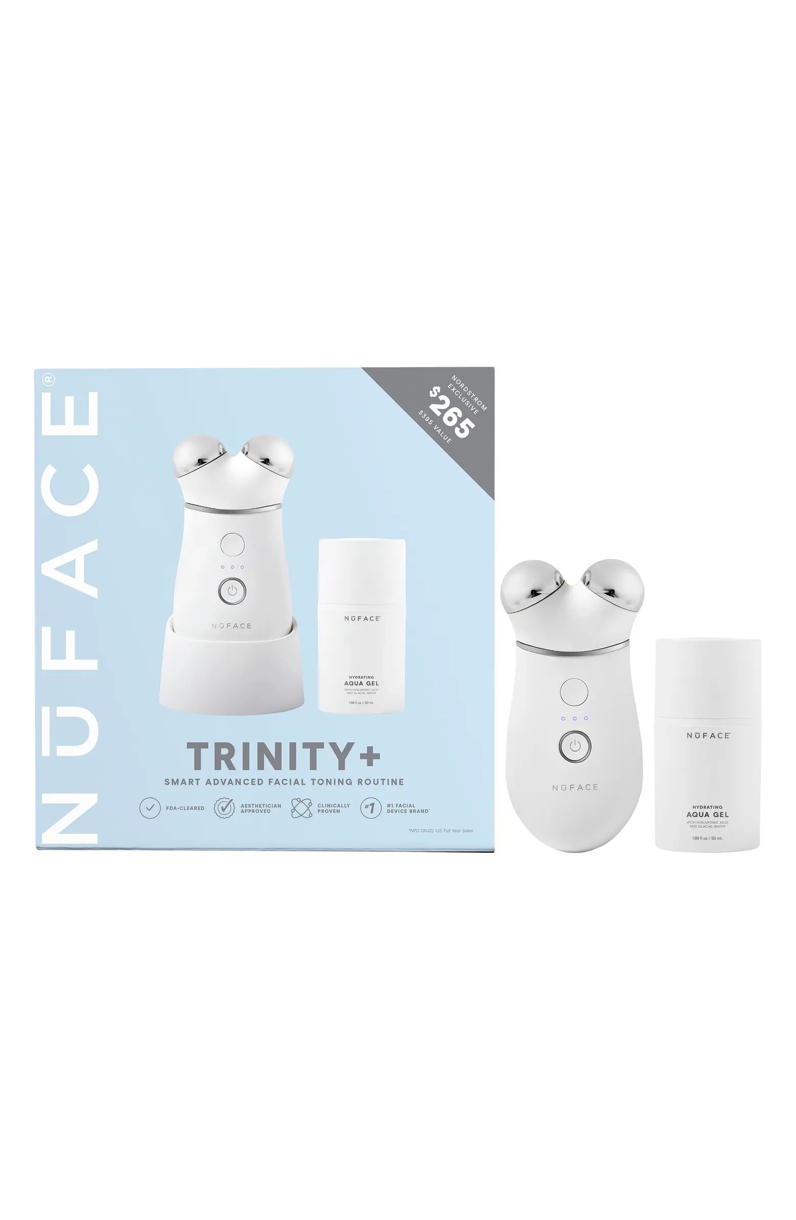 NuFACE® TRINITY+ Smart Advanced Facial Toning Starter Kit $395 Value | Nordstrom | Nordstrom