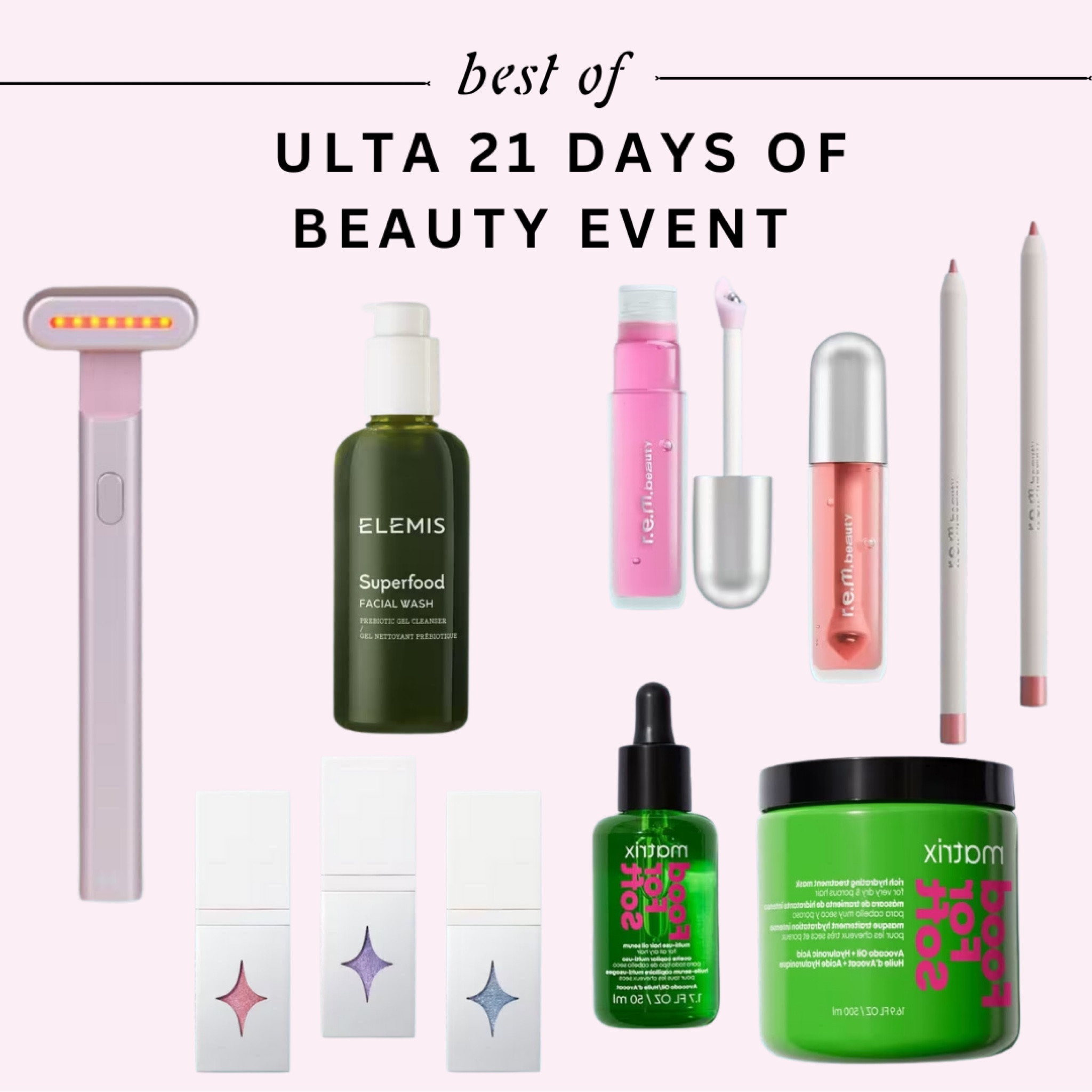 Glow up alert! ✨ Dive into the Ulta 21 Days of Beauty Event and score on skincare, makeup, hair products, perfume and more. Your beauty stash is calling!


#LTKSaleAlert #LTKBeauty #LTKOver40
