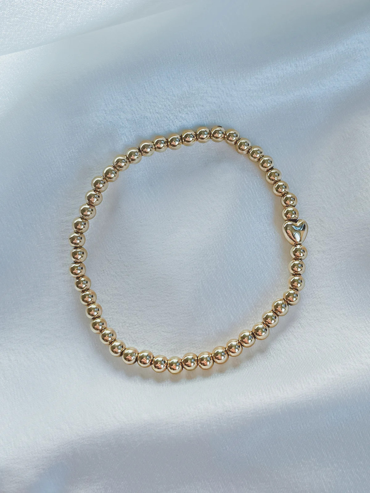 Heart Bead Bracelet | Gratefully Helena