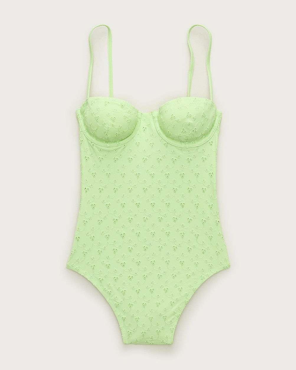 Balconette eyelet underwire one-piece | J. Crew US