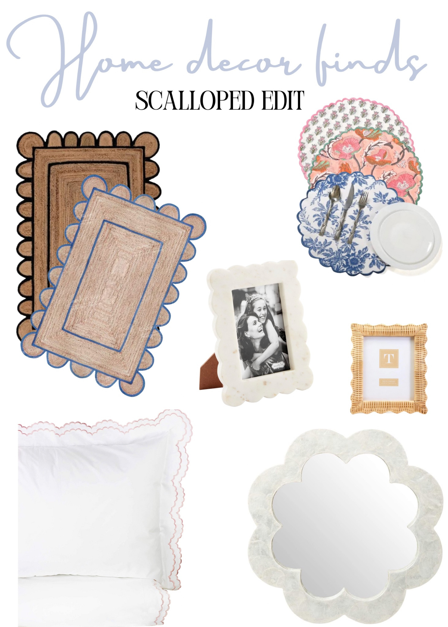 Sweet scallop pieces for every part of your home! 

#LTKunder50 #LTKhome #LTKunder100