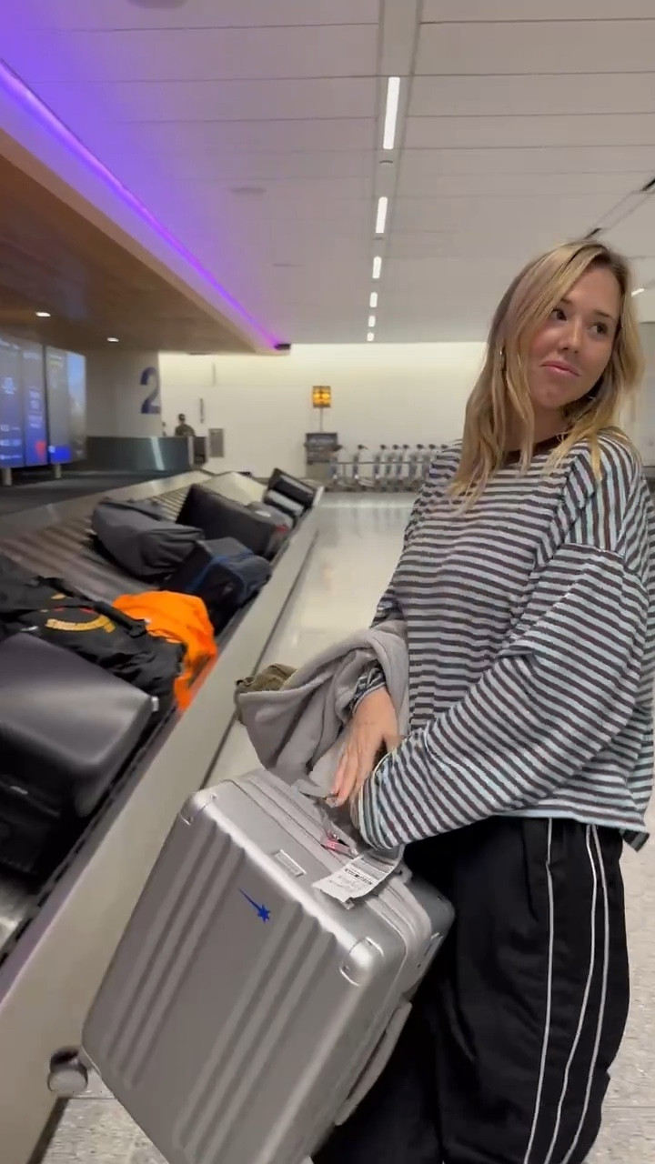 Getting my bags (with chalant) @Emma Arletta @Selton 

Airport outfit, street style, streetwear 

#LTKShoeCrush #LTKMidsize #LTKStyleTip