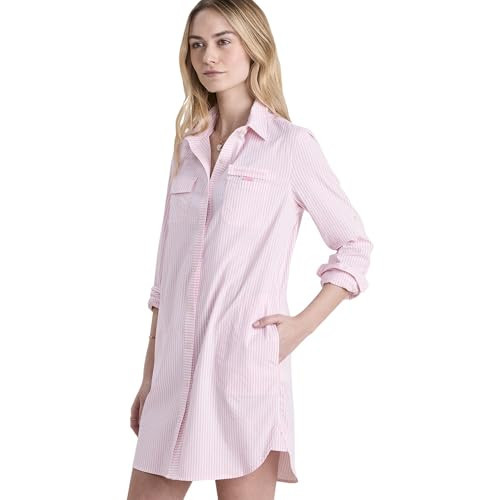 vineyard vines Harbor Seersucker Shirt Cover-Up, Vineyard Palm Beach/White Cap, 4 | Amazon (US)