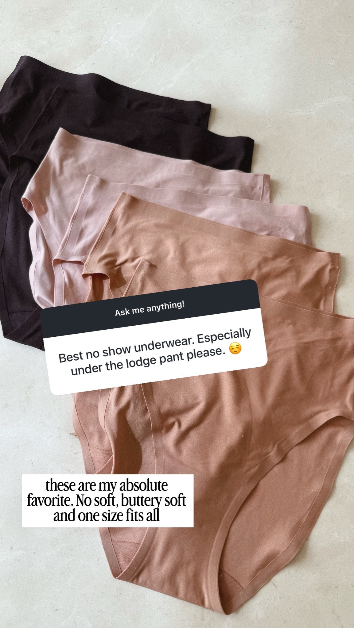 Best no show underwear