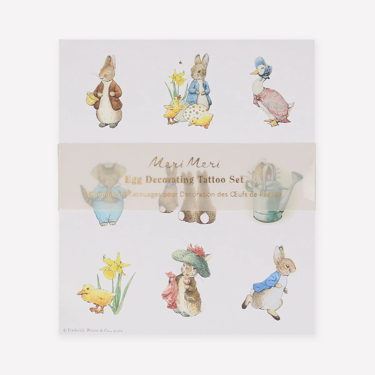 Peter Rabbit™ In The Garden Egg Decorating Tattoos (x 27 tattoos) | Meri Meri