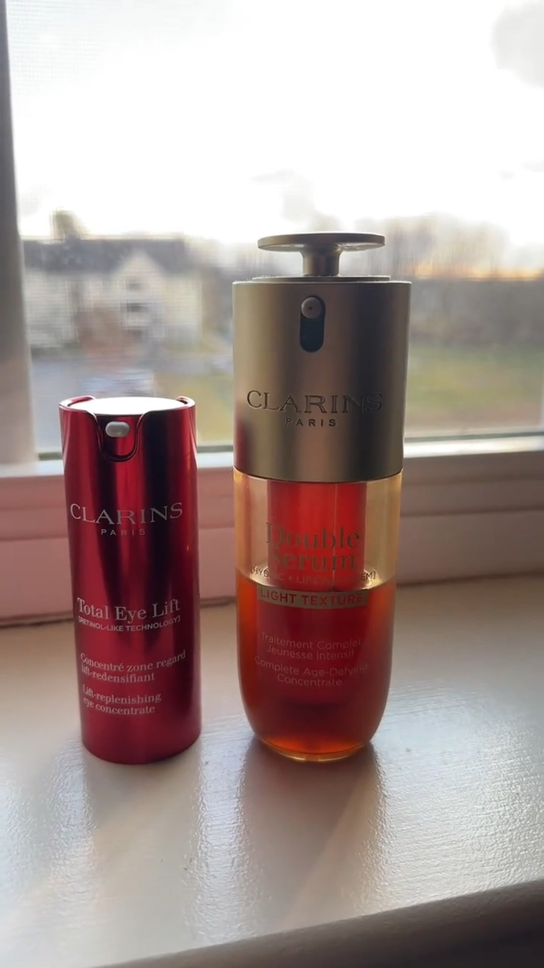 Look no further than Clarins for your skincare needs. Seeing dramatic results just using the Double Serum and Total Eye Lift for the last three months! 

#LTKselfcare #LTKmorningroutine #LTKgrwm