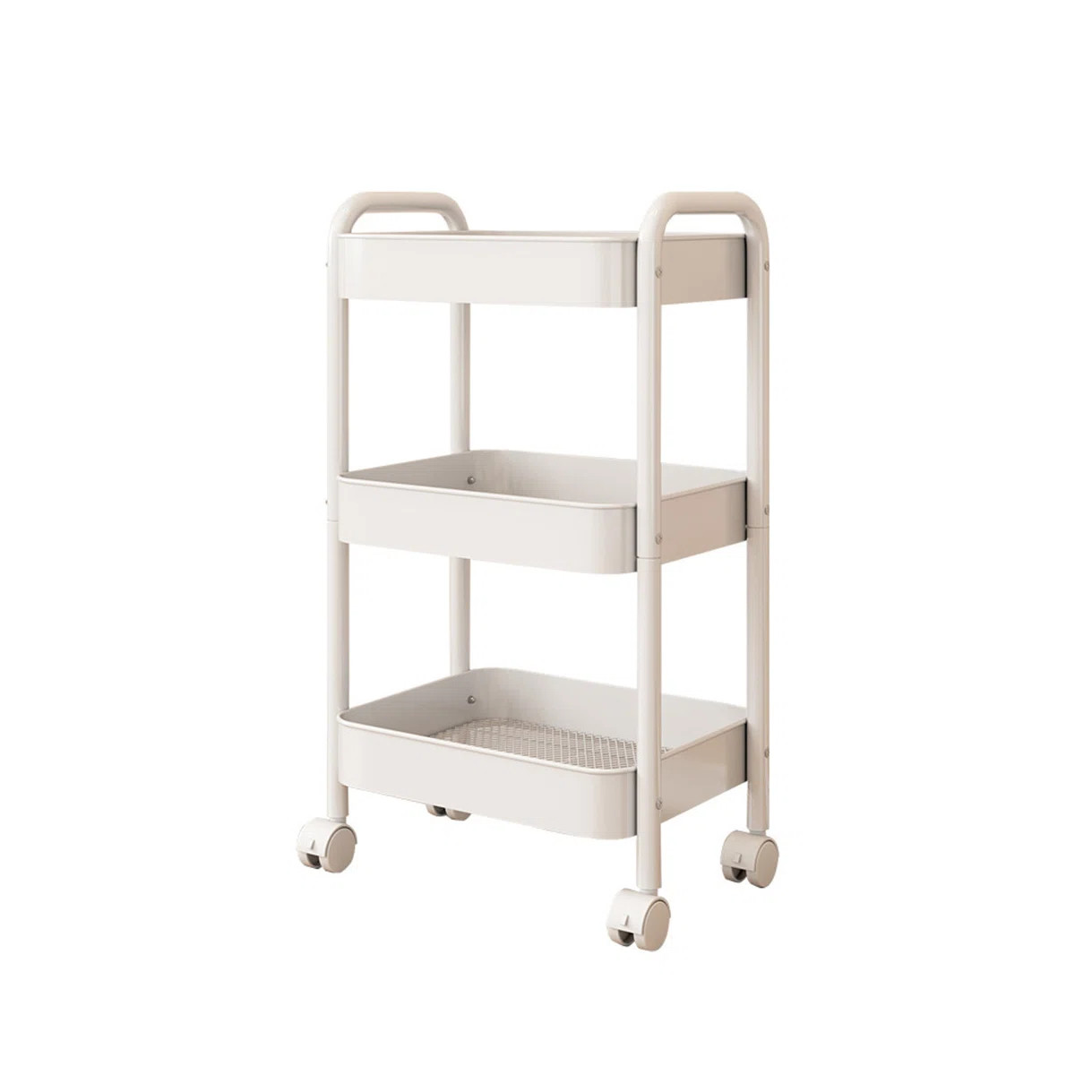 3-Tier Rolling Utility Cart with Handle | Wayfair North America