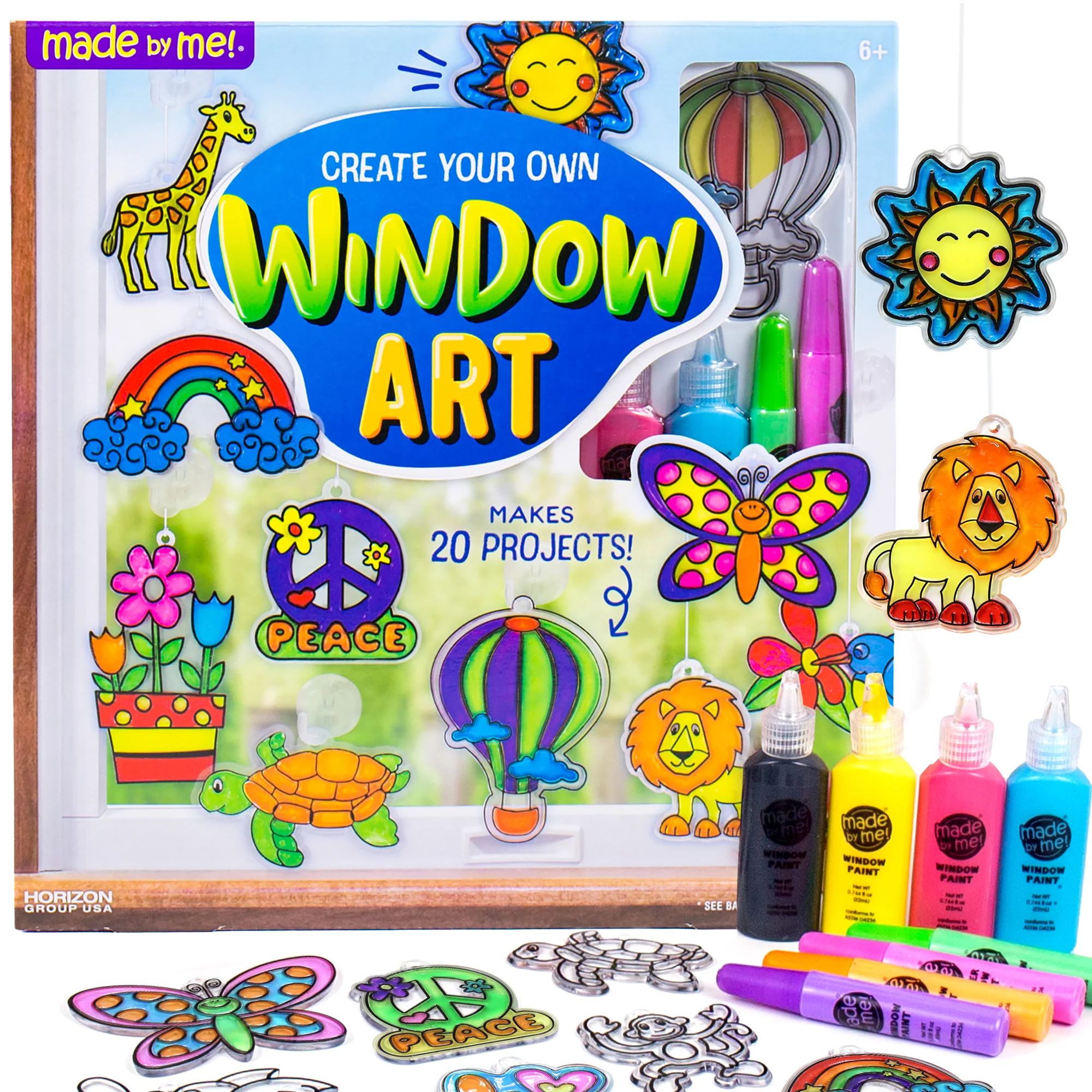 Made By Me Create Your Own Window Art, Art & Craft Kits for Kids, 6+ - Walmart.com | Walmart (US)
