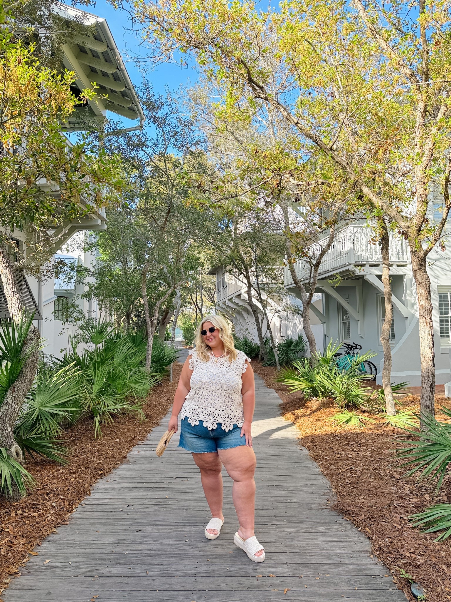 Size 18-20 in shirt, size 18 in shorts! 

#LTKPlusSize #LTKMidsize #LTKootd
