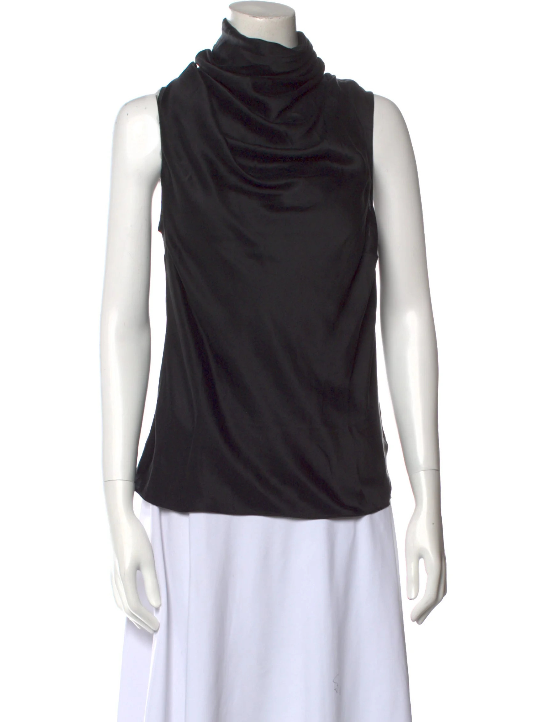 Silk Cowl Neck Blouse | The RealReal