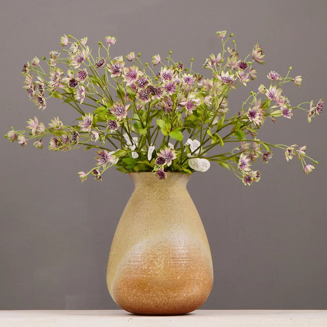 Astrantia Major Flower Stem, Artificial Wildflower With Foliage, Rustic Home Floral Decor, Qualit... | Etsy (US)