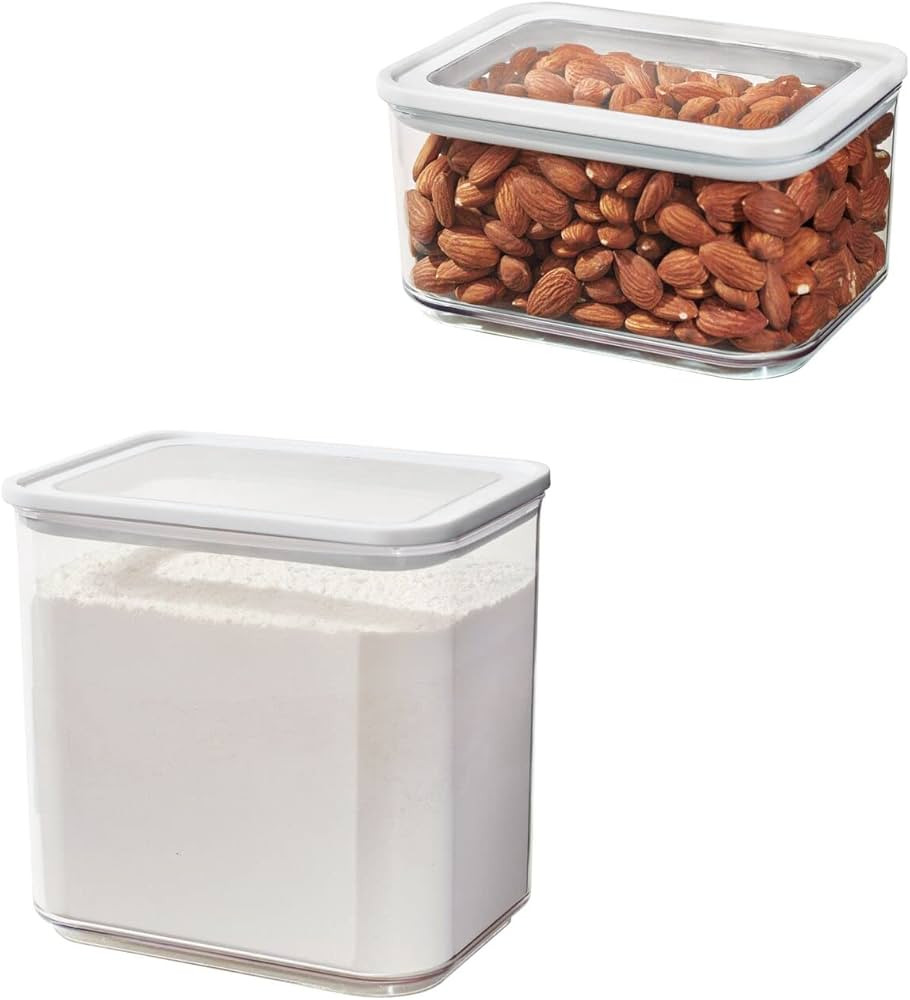 iDesign Rosanna Pansino Kitchen Organization and Storage Bins, Set of 2, Clear | Amazon (US)