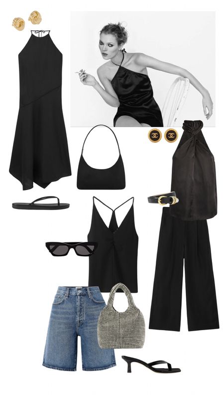 The Halterneck Edit | Halterneck Outfits | 90s style | denim shorts | vintage Chanel jewellery | 90s bag 

#LTKeurope #LTKbag #LTKstyletip