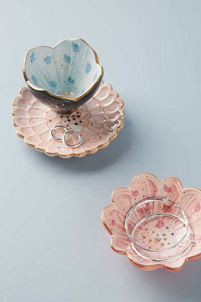 Gilded Garden Trinket Dish | Anthropologie (US)