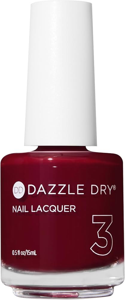 Dazzle Dry Nail Lacquer (Step 3) - Fast Track Cherry - A classic cherry red with blue undertones.... | Amazon (US)