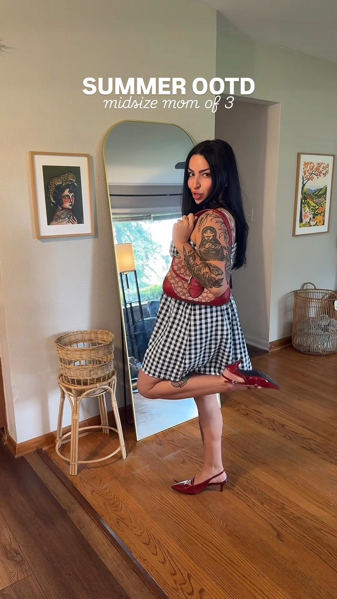 ANYWAYS here’s my summer outfit as a  midsize mom 😆 pops of red are my FAV way to accessorize (both of my daughters have red names too 🤪)  this Walmart dress is so comfy and great quality I love! ❤️

#LTKMidsize #LTKSummerEdit