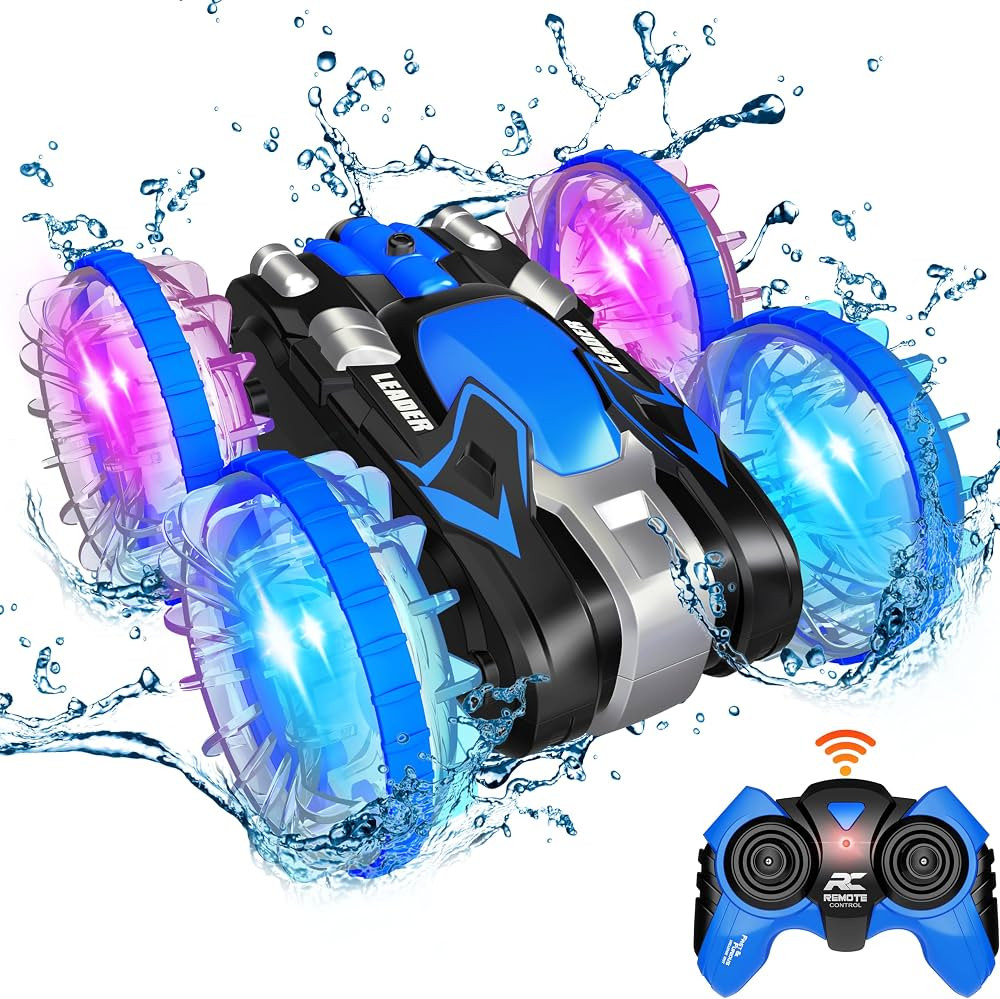 Toys for 5-12 Year Old Boys Amphibious RC Car for Kids 2.4 GHz Remote Control Boat Waterproof RC ... | Amazon (US)