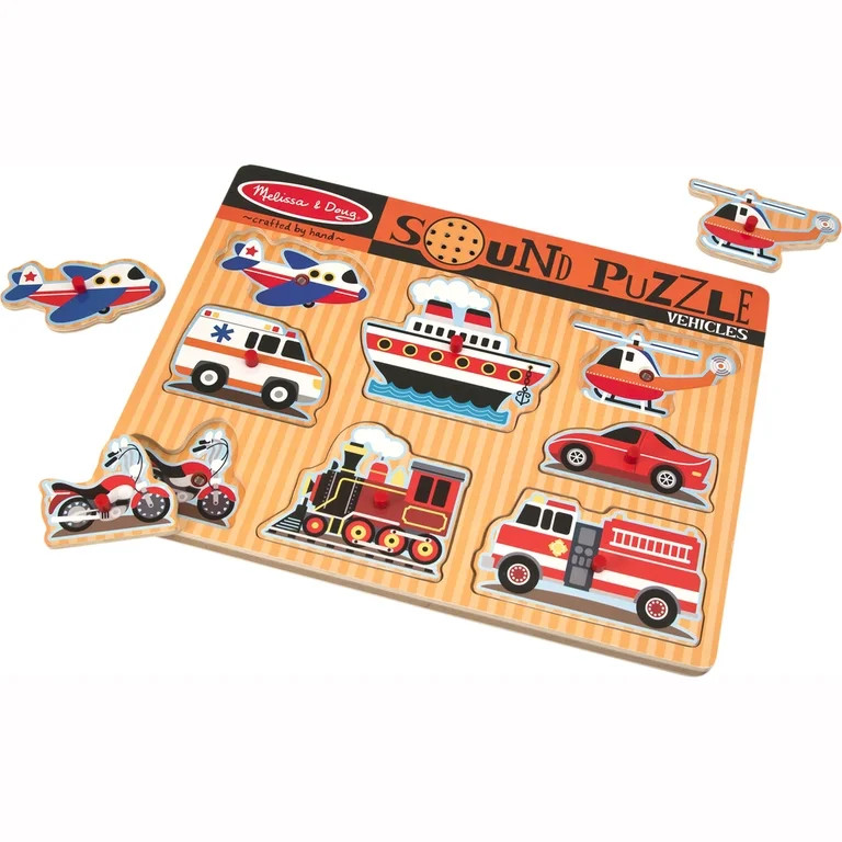 Melissa & Doug Vehicles Sound Puzzle | Walmart (US)