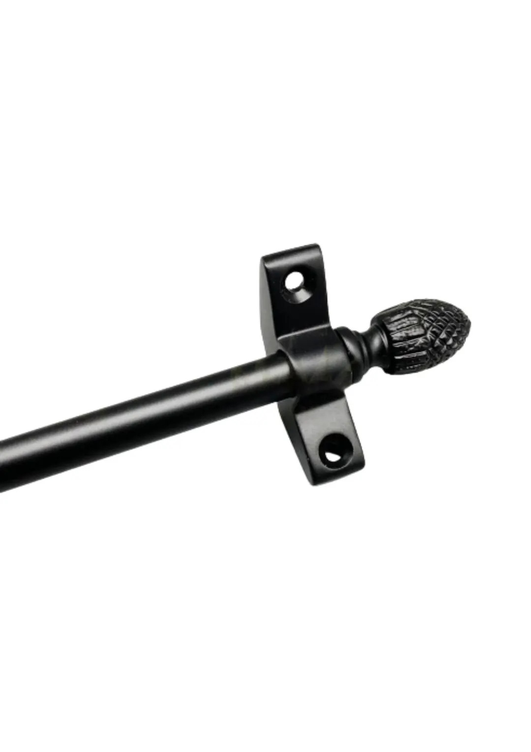 Wrought Iron Stair Rod (set of 13) - 3/8" X 28.5" Simplicity Plain - Pine Finial - Etsy | Etsy (US)